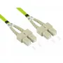 Skaidulinis optinis kabelis Alcasa LW-805SC5 5 m SC žalias