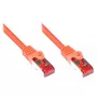 Tinklo kabelis Alcasa 30m Cat6 S/FTP Oranžinis