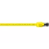 Tinklo kabelis Alcasa 8080-100Y 10m Cat8.1 S/FTP geltonas