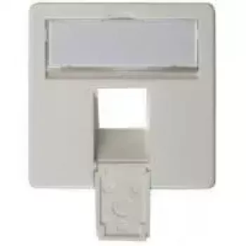 Telegärtner apdailinė plokštelė 50×50 mm AMJ45 8/8 UP/O, alpinė balta