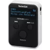 Nešiojamas radijas TECHNISAT DIGITRADIO mobil 2 — DAB+ / FM, OLED 0,91 colio, 3,5 mm, USB-C, Li-Ion 500 mAh, juoda/balta