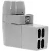 LNB TechniSat UNYSAT 11.7–12,75 GHz, F jungtis, švitintuvas Ø4 cm, 140 mA, pilka