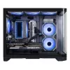 Darbo stotis Hyrican PCK07804 – AMD Ryzen 7 5700X, 16 GB DDR4, 1 TB SSD, NVIDIA GeForce RTX 5070, Windows 11 Home, 750 W, juoda