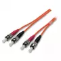 EFB O6013.2 duplex jumper ST-ST 50/125 OM2 oranžinis 2 m