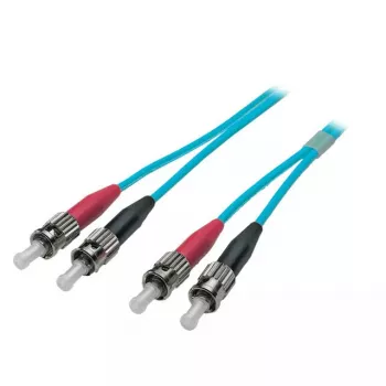 Skaidulinės optikos jungiamasis kabelis EFB Elektronik O7013.2 2m ST turkio spalvos