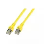 Tinklo kabelis EFB Elektronik RJ45 S/FTP Cat5e RJ-45 10 m Geltonas