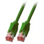 Tinklo kabelis EFB Elektronik K8708GN.0,5 RJ-45 Cat6a 0,5 m žalias