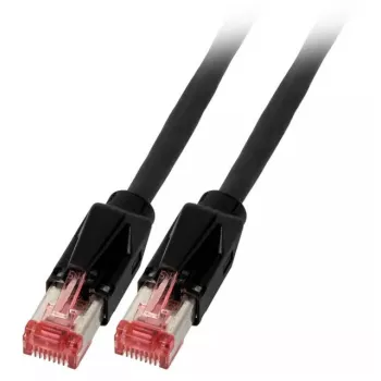 Tinklo kabelis EFB Elektronik K8708SW.10 RJ-45 Cat6a 10 m Juodas