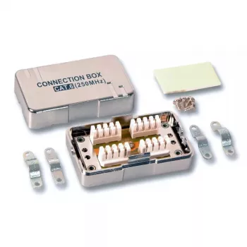 Tinklo jungčių dėžutė EFB Elektronik 37596.2, Cat6, sidabrinė