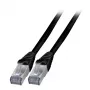 Tinklo kabelis EFB Elektronik K5538SW.20 RJ-45 Cat6a 20 m Juodas