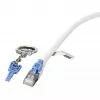 Apsauginis kabelio raktas EFB Elektronik K5539.S Sidabrinis Cat6a