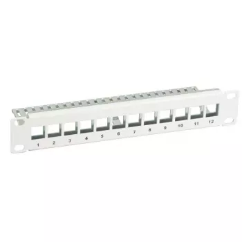 Patch Panel EFB Elektronik 691826TS 12 prievadų, 1U, juodas
