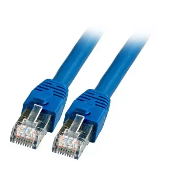 Tinklo kabelis EFB Elektronik K5528BL.7.5 RJ-45 Cat8.1 7,5 m mėlynas