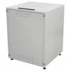 Laisvai pastatomas 19 inch tinklo spintos korpusas EFB Elektronik OFF-1568GR.V1RW, 15U, 600x800 mm, pilnas stiklas, pilkas