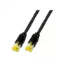 Tinklo kabelis EFB Elektronik K3130.20 Cat6a S/FTP (S-STP), RJ-45 – RJ-45, 20 m, juodas