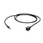 Tinklo ilginimo kabelis EFB Elektronik K5546SW.3 RJ-45 Cat6a 3 m Juoda