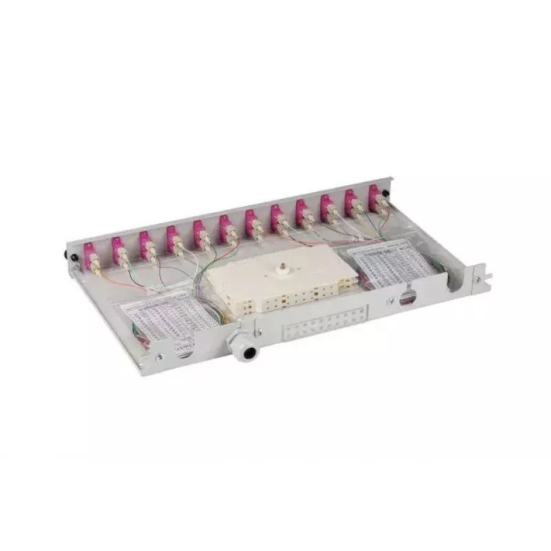 EFB Elektronik B71203L12OM4 šviesolaidžių sujungimo dėžutė, SC 50/125 µm OM4, 12 pigtailų/6 jungčių, ištraukiama