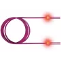 Skonio pluošto kabelis Sacon LSD42100010 1m LC SC Violetinis