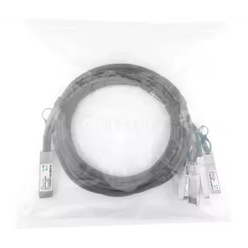Tinklo kabelis BlueOptics YFNDD-BL QSFP28 4xSFP28 InfiniBand 2m Oranžinis