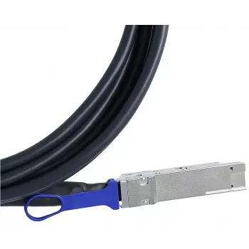 BlueOptics QDD-400-CU2M-BL InfiniBand šviesolaidinis kabelis 2 m QSFP-DD juodas