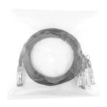 Tinklo kabelis BlueOptics DAC-Q28-4S28-25G-2M-BL QSFP28 4xSFP28 InfiniBand 2m Juodas