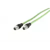 Pramoninis eterneto kabelis METZ CONNECT 142M2X11020, M12 X-coded, Cat.6A, 2 m
