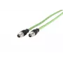 Pramoninis eterneto kabelis METZ CONNECT 142M2X11020, M12 X-coded, Cat.6A, 2 m