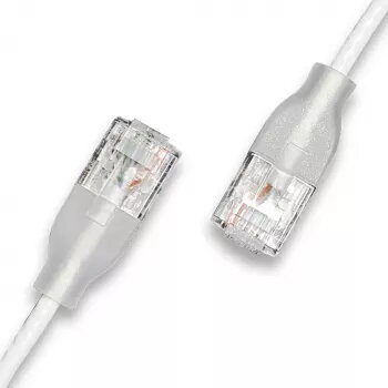 Tinklo kabelis Wantec 7408 RJ45 Cat6a 5m Baltas