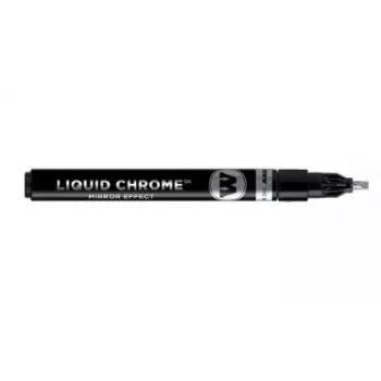 MOLOTOW Marker 703106 Liquid Chrome juodas ir chrominis
