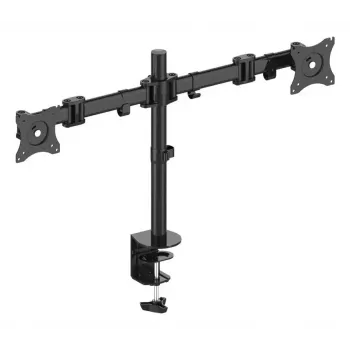 Laikiklis dviems monitoriams PureMounts PM-OFFICE-02, 68.6 cm (27 inch), stalas, juodas
