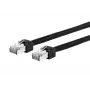 Tinklo kabelis METZ CONNECT 13084F0500-E 0,5 m Cat5e S/UTP Juodas