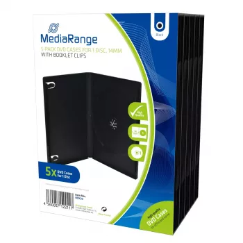 DVD dėklas MediaRange BOX30 juodas