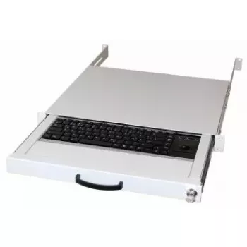 Klaviatūra AIXCASE AIX-19K1UKDETB-W USB PS/2 QWERTZ vokiška balta