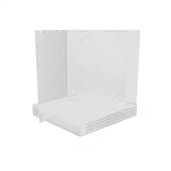 MediaRange CD Case Double permatas dėklas 10 mm skaidrus, 5 vnt.