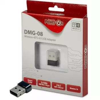 Belaidis adapteris Inter-Tech DMG-08 WLAN Bluetooth 150 Mbit/s