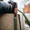 C-ROPE Traveler parakordo fotoaparato diržas, 100 cm, Military Olive