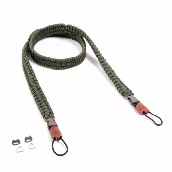 Fototechnikos diržas BCB C-Rope Traveler nailoninis alyvuogių spalvos, iki 125 cm