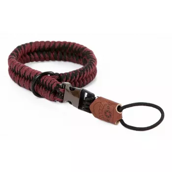 Fotokameros dirželis MOBOTIX C-Rope The Claw, nailoninis, juodas/raudonas, maks. ilgis 30 cm