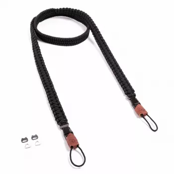 Fotoaparato diržas AutoTune C-Rope Traveler – Nailonas juodas, skaitmeniniams fotoaparatams, maks. ilgis 140 cm