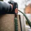 Dirželis fotoaparatui Genius C-Rope Traveler, nailoninis, 140 cm, juodas/raudonas