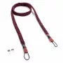 Dirželis fotoaparatui Genius C-Rope Traveler, nailoninis, 140 cm, juodas/raudonas
