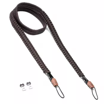 Dirželis fotoaparatui AutoTune C-Rope Traveler, nailoninis, rudas, iki 140 cm