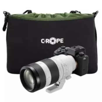 Dėklas C-Rope CRP-CNB-XL-BLK-2 Juodai Žalias su petnešėle