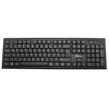 Belaidė klaviatūra MediaRange MROS111-GR QWERTY išdėstymas Juoda
