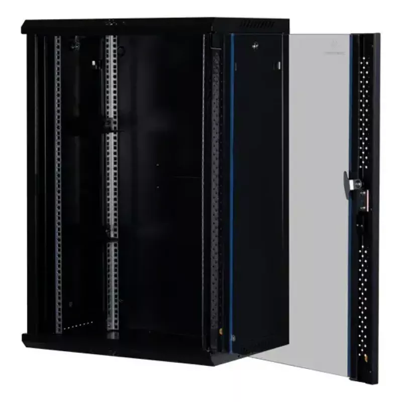 Sieninis stovas Rockstable RS19-6418 18U 19 colių grūdintas stiklas
