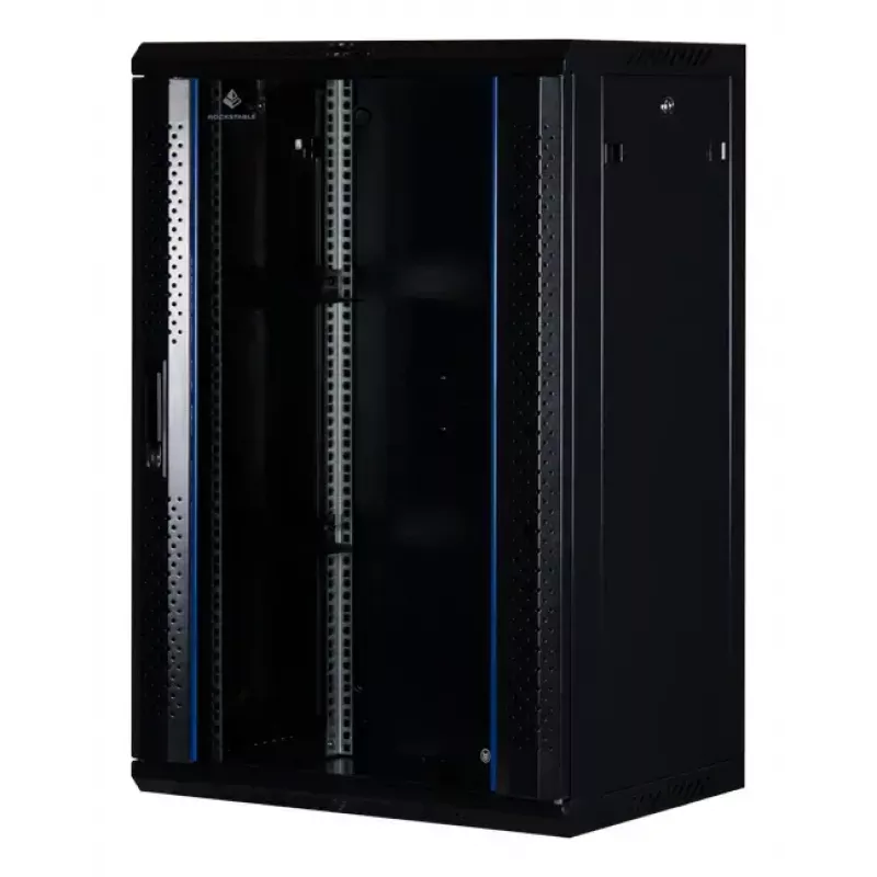 Sieninis stovas Rockstable RS19-6418 18U 19 colių grūdintas stiklas