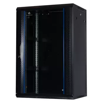Sieninis stovas Rockstable RS19-6418 18U 19 colių grūdintas stiklas