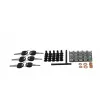 Rockstable RS19-6418S 18U 19 colių sieninis stelažas juodas