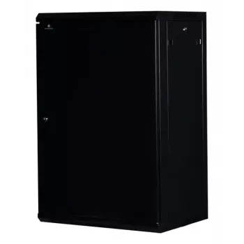 Rockstable RS19-6418S 18U 19 colių sieninis stelažas juodas