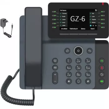 IP telefonas GEQUDIO GZ-6 WLAN Bluetooth — VoIP ragelis su Wi‑Fi ir Bluetooth ryšiu